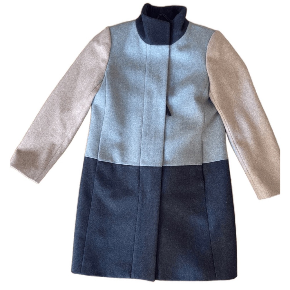 J. Crew Stylish Colorblock Coat